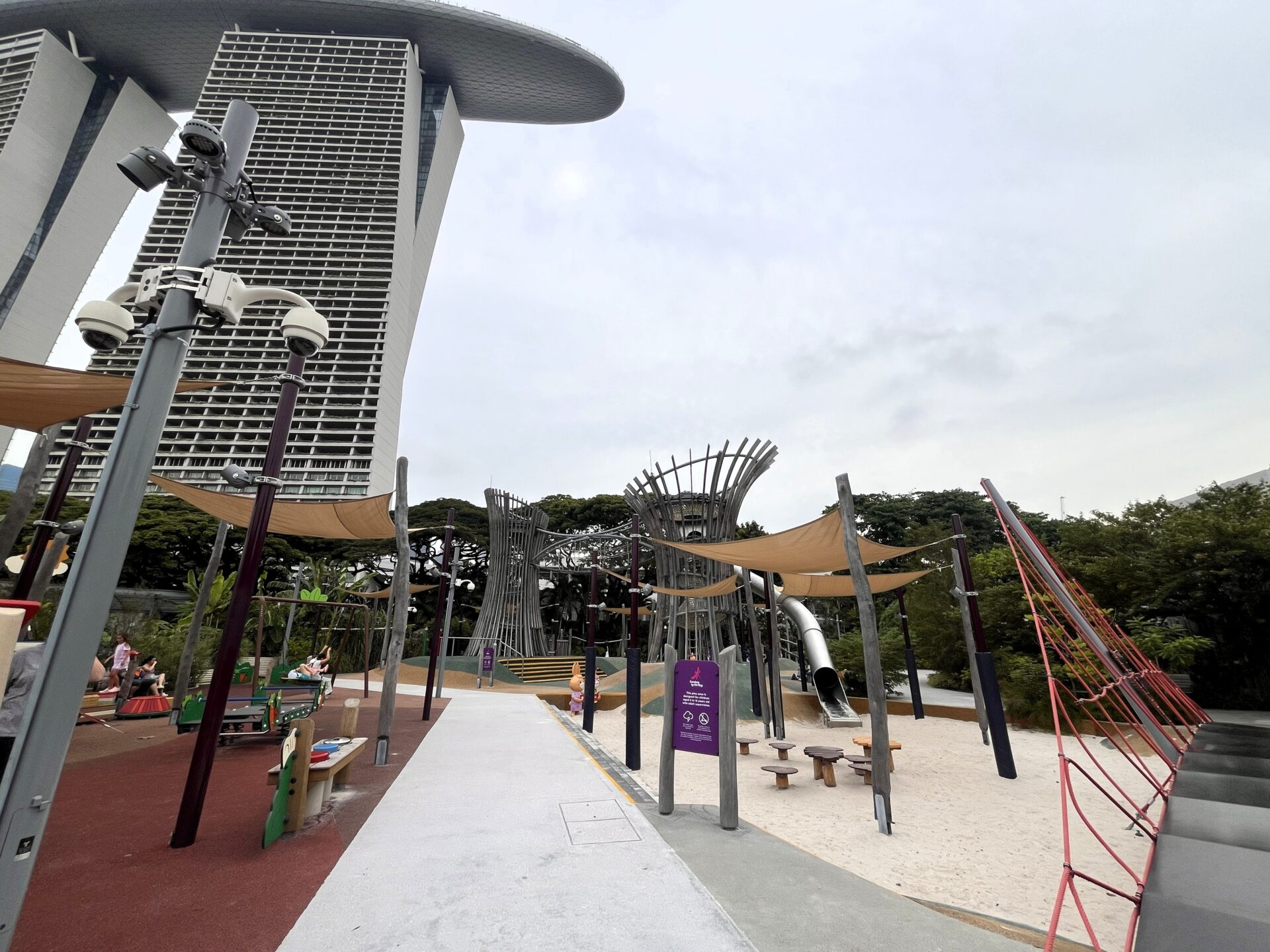 Visiting Gardens by the Bay - PropNex Family Zone playground