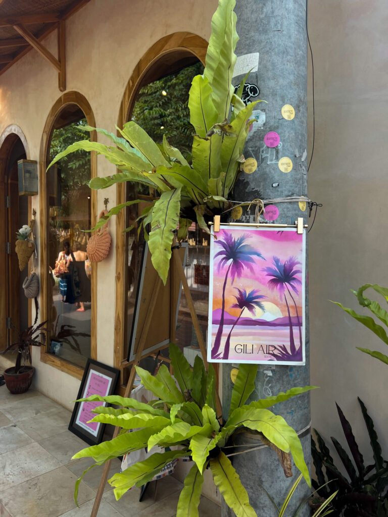 compras em Gili Air
