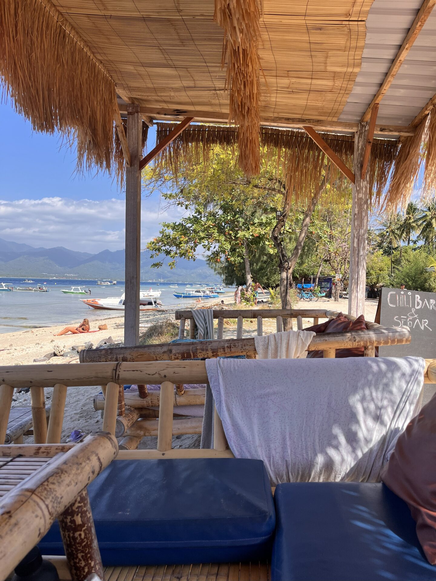 onde comer em Gili Air